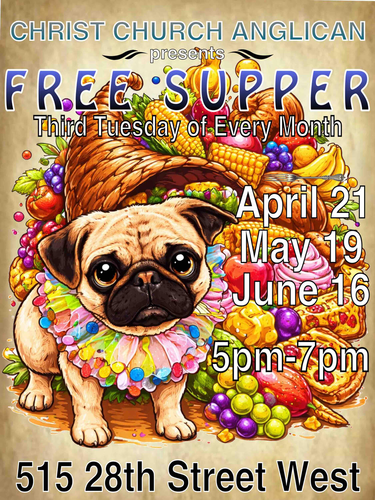 FREE SUPPER at Christ Church Anglican